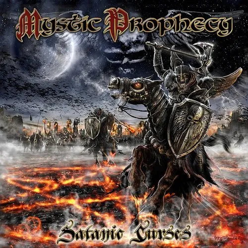 Mystic Prophecy - Satanic Curses vinyl record cover
