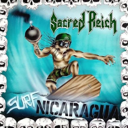 Sacred Reich - Surf Nicaragua vinyl record cover