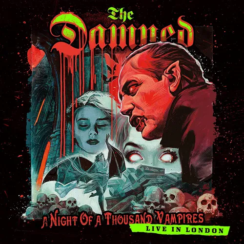 The Damned - A Night of a Thousand Vampires vinyl record cover