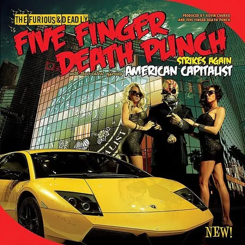 Five Finger Death Punch - American Capitalist (Aqua Opaque) [Colored Vinyl] (Gate)