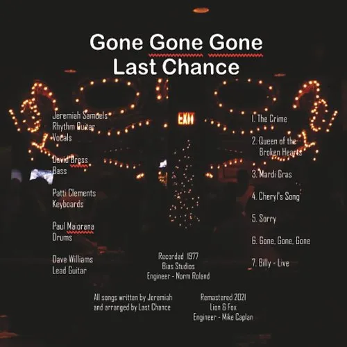 Last Chance - Gone Gone Gone (Cdrp)