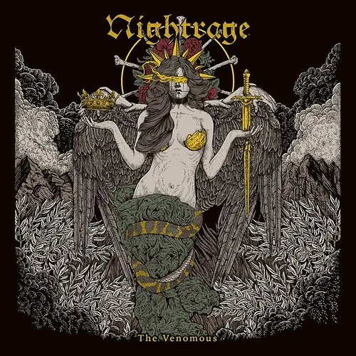 Nightrage - Venomous vinyl record cover