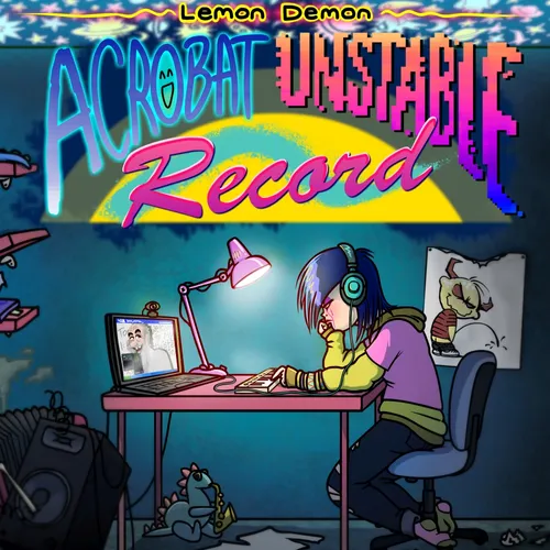 Lemon Demon - Acrobat Unstable Record [Indie Exclusive Limited Edition Red/Yellow 7in Single]