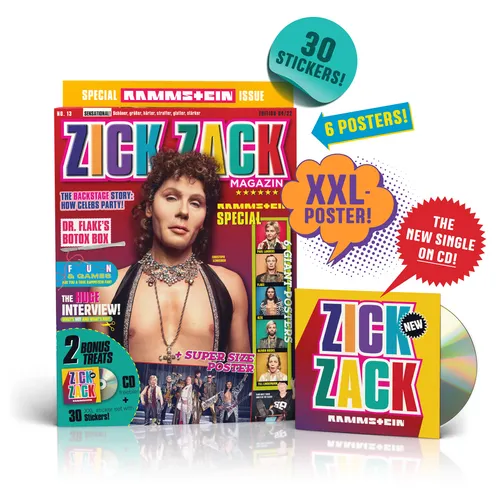 Rammstein - Zick Zack [CD Single w/ Magazine]