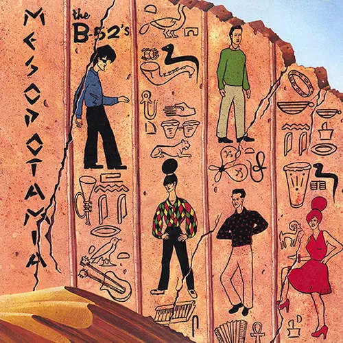 The B-52's - Mesopotamia [Rocktober Limited Edition Ultra Clear w/ Orange Splatter LP]