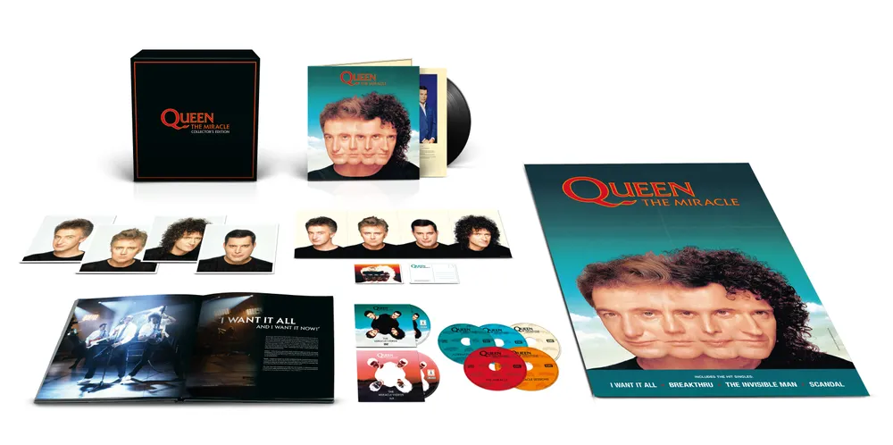 Queen - The Miracle: Collector’s Edition Box Set [5 CD/LP/Blu-ray/DVD]
