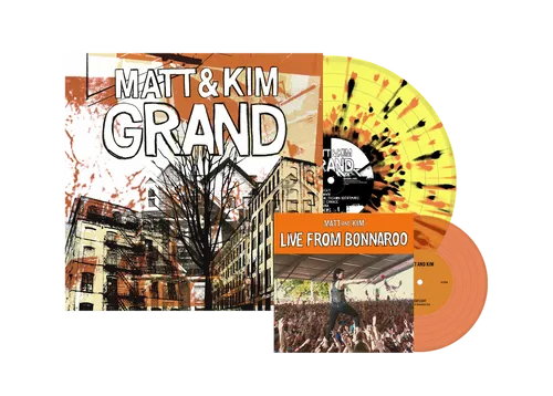 Matt & Kim - Grand [RSD Essential Yellow w/Orange & Black Splatter LP+7in]