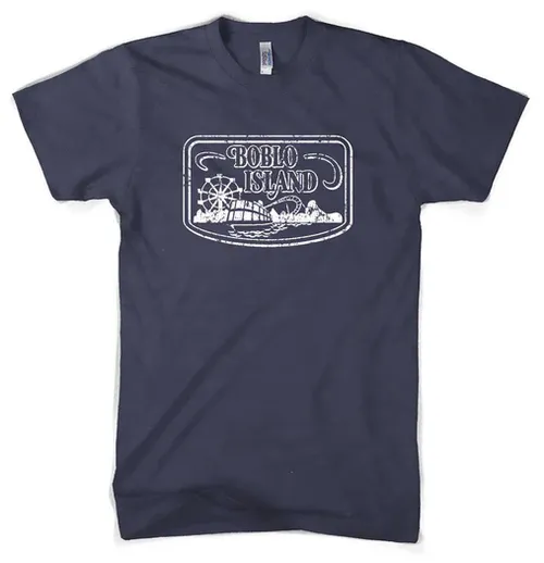 Detroit - Mens Boblo Island T-shirt (Navy) [M]