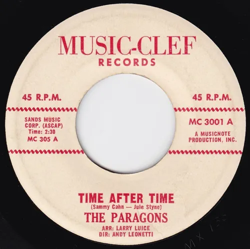 The Paragons - Time After Time / (Come On) Baby Take My Hand