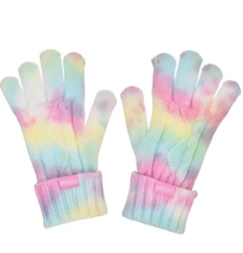 Detroit - Michigan Bubble Gum Tie Dye Gloves