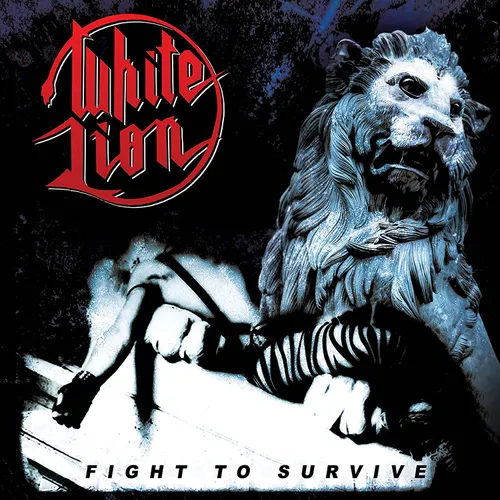 White Lion - Fight To Survive [Limited Edition White/Black/Red Splatter LP]