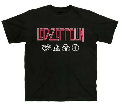 Led Zeppelin - Led Zeppelin ZoSo Logo T-Shirt [2XL]