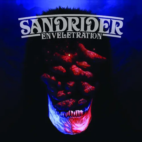 Sandrider - Enveletration [White and Blue Hand-pour LP]