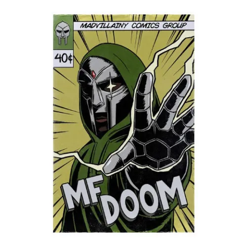 MF DOOM - MF Doom Comic Fabric Poster