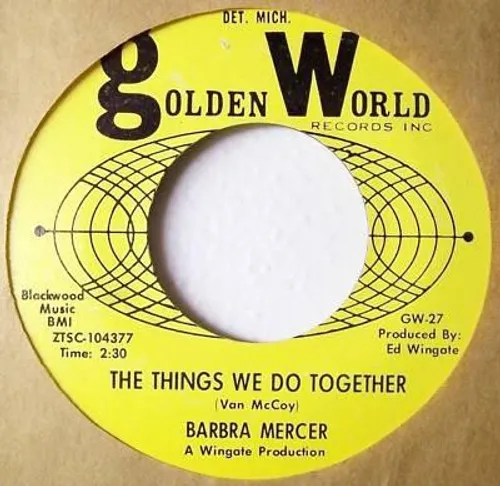 Barbara Mercer - The Things We Do Together / Hungry For Love