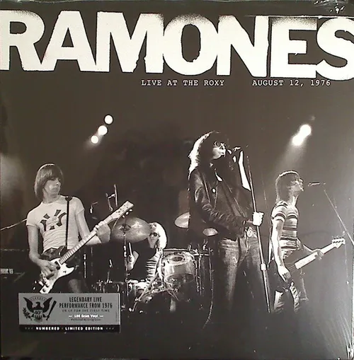 Ramones - Live At The Roxy 8/12/76 vinyl record cover