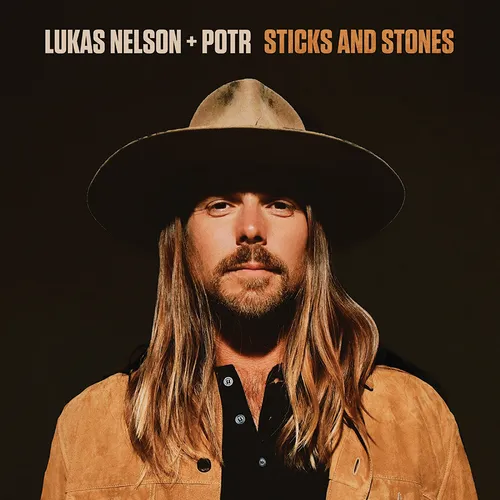 Lukas Nelson & Promise Of The Real - Sticks and Stones [Indie Exclusive Limited Edition Dark Blue w/ White Swirl LP]