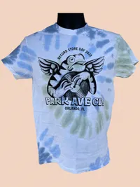 Park Ave CDs - RSD 2022 'Winged Frog - Tie Dye' T-Shirt [L]