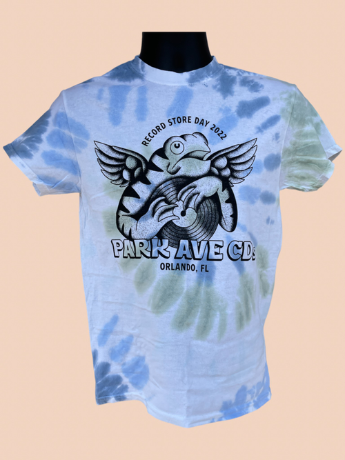 Park Ave CDs - RSD 2022 'Winged Frog - Tie Dye' T-Shirt [S]