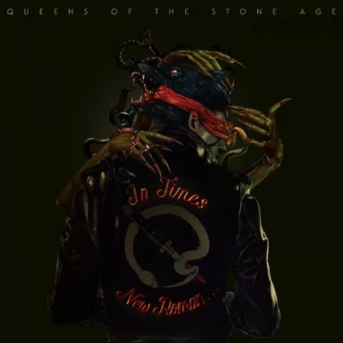 Queens Of The Stone Age - In Times New Roman (Blue) vinyl record cover