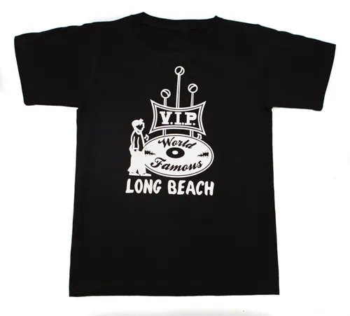 VIP Records - VIP-T-SHIRT Black/White [Small]