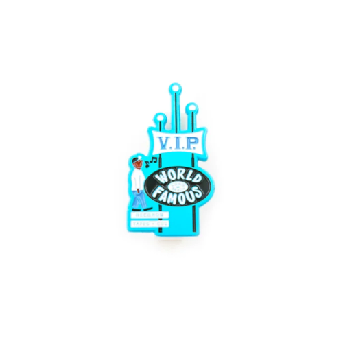 VIP Records - WORLD FAMOUS VIP RECORDS NEW LOGO LAPEL PIN