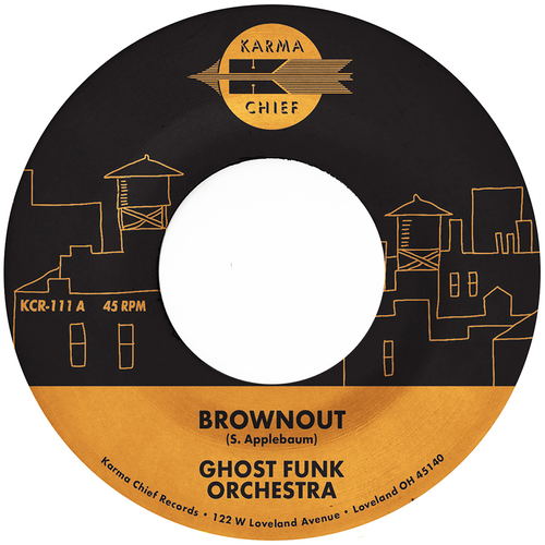 Ghost Funk Orchestra - Brownout / Boneyard Baile [Fire Red Vinyl Single]