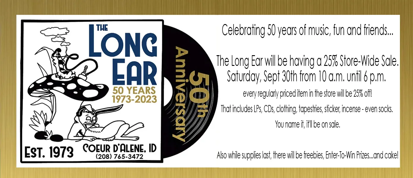 Long Ear 50th Anniversary Sale Billboard