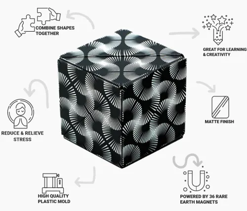 Shashibo - Shashibo Cube: Black&White