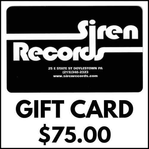 Siren Records - GIFT CARD - $75.00 [Free Shipping]