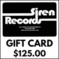 Siren Records - GIFT CARD - $125.00 [Free Shipping]