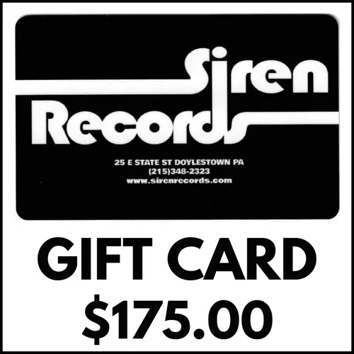 Siren Records - GIFT CARD - $175.00 [Free Shipping]