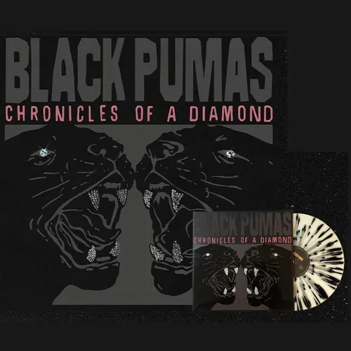 Black Pumas - Chronicles Of A Diamond [(Midnight Edition) Indie Exclusive White & Black Splatter LP]