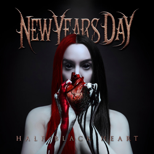 New Years Day - Half Black Heart [Opaque Silver LP]