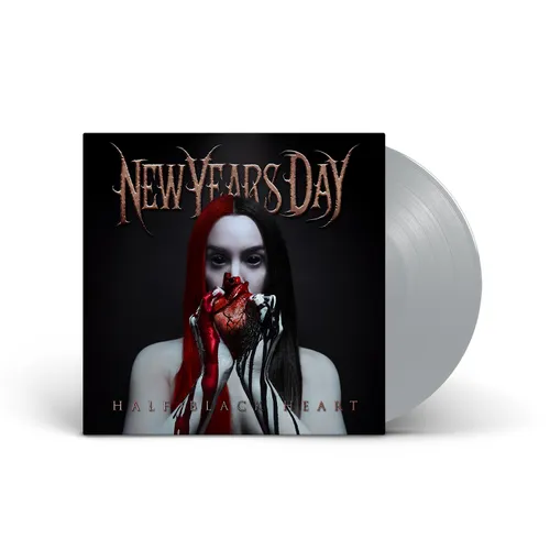 New Years Day - Half Black Heart [Opaque Silver LP]