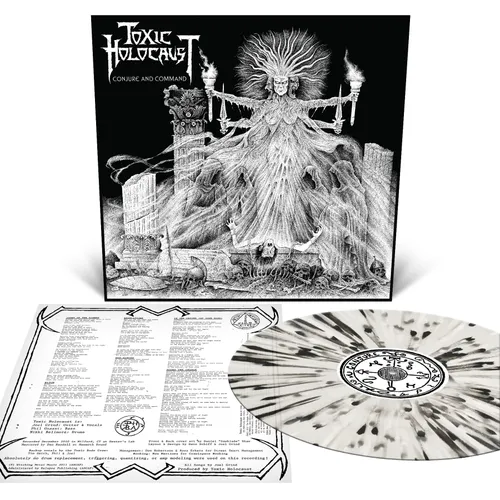Toxic Holocaust - Conjure And Command [Milky Clear with Black, White and Grey Splatter LP]