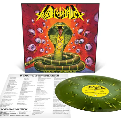 Toxic Holocaust - Chemistry Of Consciousness [Swamp Green and Olive Green Merge w/ Neon Yellow, Highlighter Yellow and Canary Yellow Splatter LP]