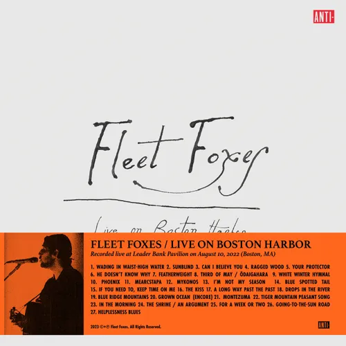 Fleet Foxes - Live on Boston Harbor (peach Vinyl/3lp)