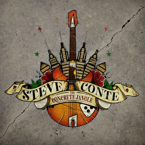 Steve Conte - Concrete Jangle vinyl record cover
