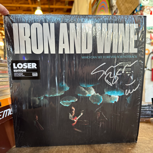 Iron And Wine - Autographed - Who Can See Forever Original Soundtrack [Limited Edition Glacial Blue 2LP]