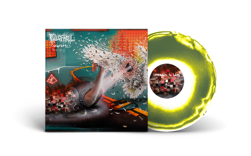 Full Of Hell - Coagulated Bliss [Indie Exclusive Neon Yellow, White and Olive Green Mix LP]