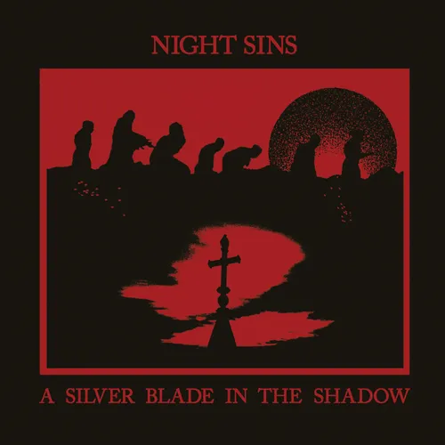 Night Sins - A Silver Blade in the Shadow [Green and Black Marble LP]