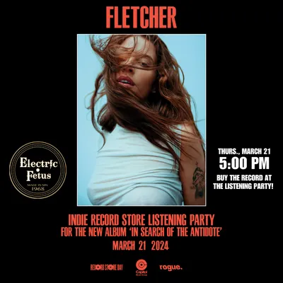 Fletcher Listening Party - Thurs., March 21st - 5:00 p.m. | Electric Fetus