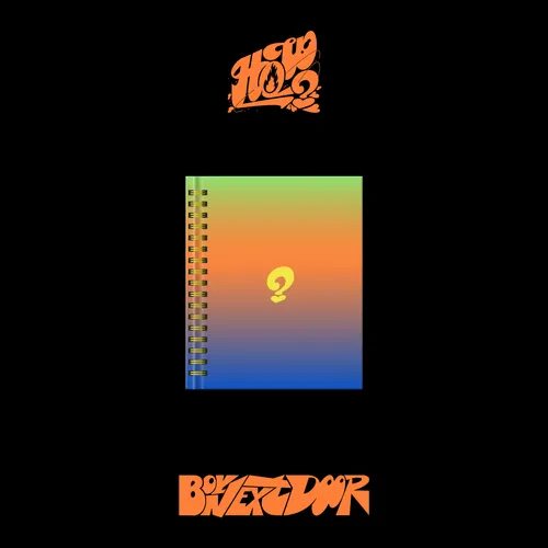 BOYNEXTDOOR - HOW? (Indie Exclusive Fire ver.) vinyl record cover