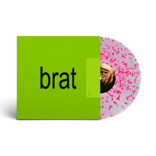 Charli XCX - BRAT [Indie Exclusive Clear Pink Splatter LP]