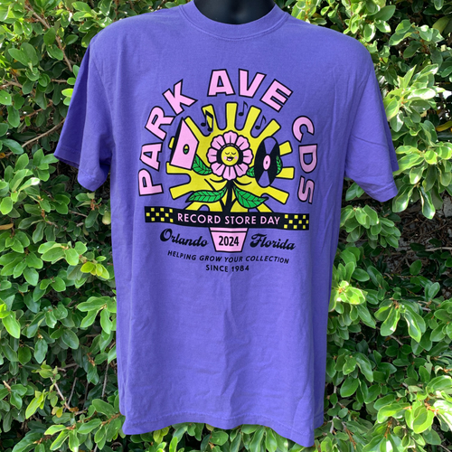 Park Ave CDs - RSD 2024 Flower - Violet T-Shirt [S]