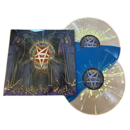 Anthrax - For All Kings [Limited Edition opaque blue OPAQUE and clear split with neon yellow splatter]