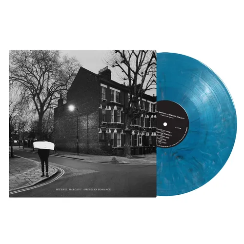 Michael Marcagi - American Romance (Blk) (Blue) vinyl record cover