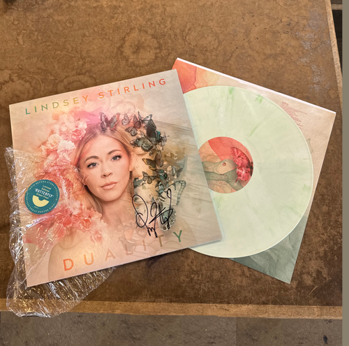 Lindsey Stirling - Autographed - Duality [Indie Exclusive Limited Edition Butterfly Green LP]