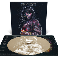 Pig Destroyer - Painter Of Dead Girls [Indie exclusive Translucent Gold with White Silkscreen on the B side LP]